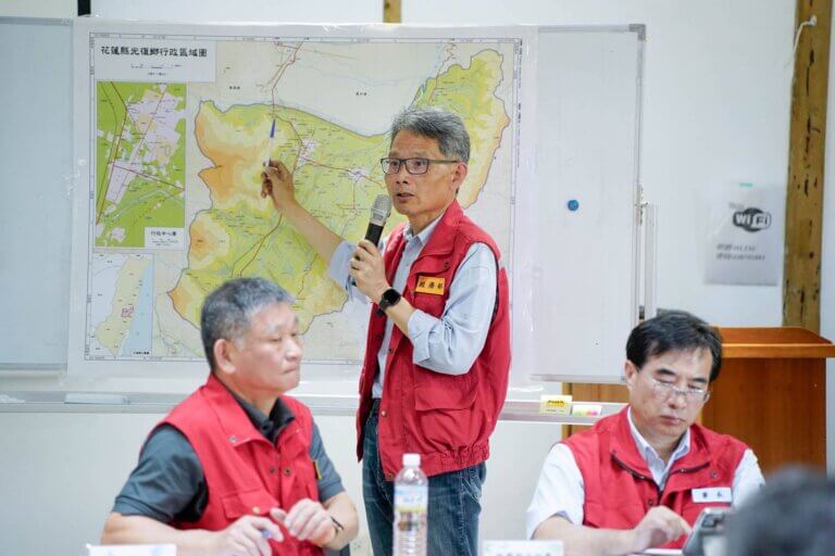Read more about the article 賴總協調官：持續整合部會資源 強化堰塞湖防災安全與家園清理 安置住宿更周全